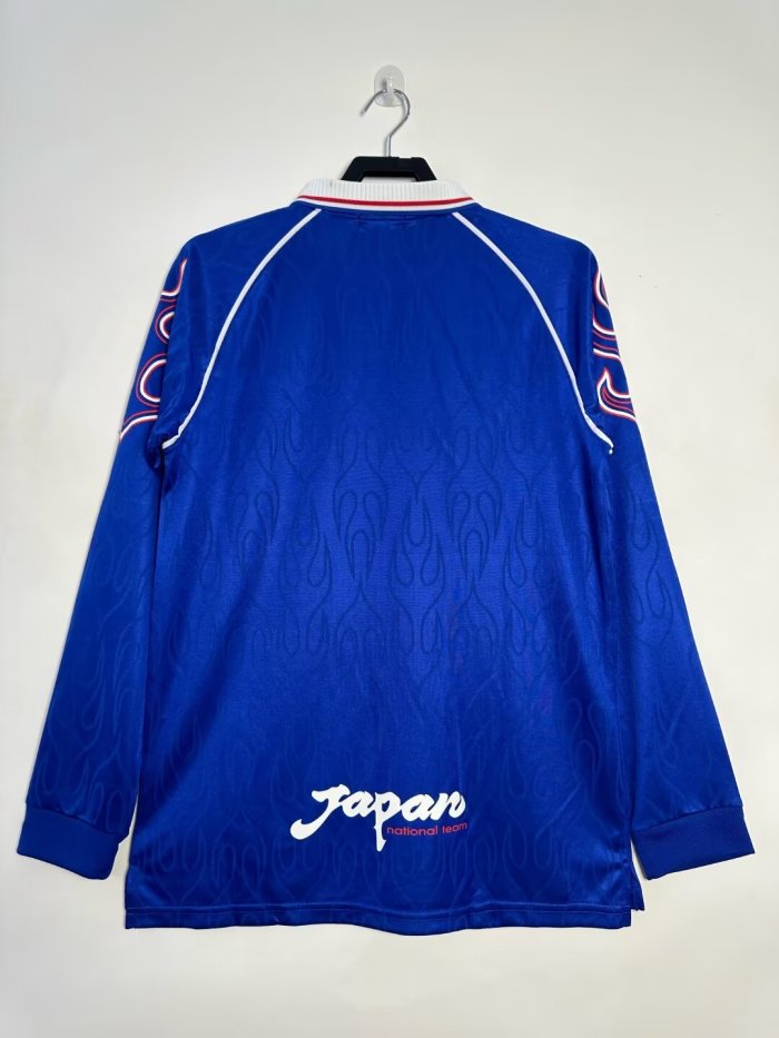 Japan Home Retro Long Sleeve Jersey 1998