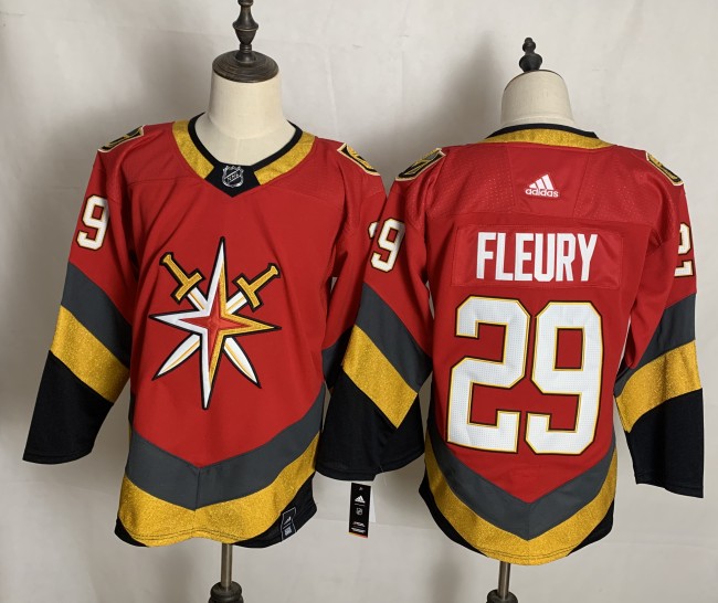 Vegas Golden Knights Jersey Retro Red 20/21 NO.29 FLEURY