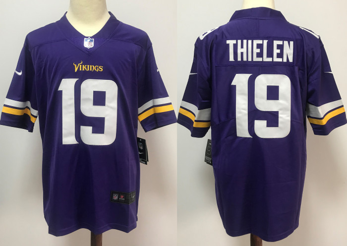 Minnesota Vikings Alternate Jersey Purple NO.19 THIELEN