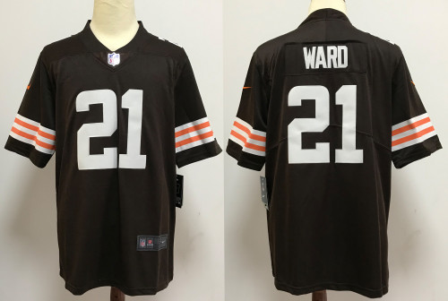 Cleveland Browns Jersey Black NO.21 WARD