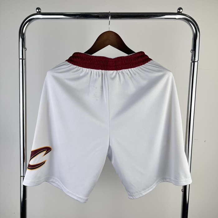 Cleveland Cavaliers White Basketball Shorts Association Issue 2021