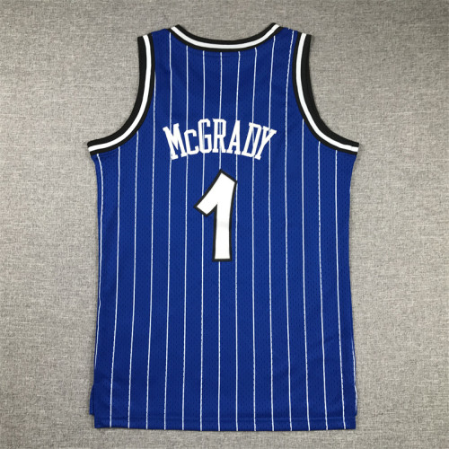 Orlando Magic Kids Jersey Blue Stripes Reprint Edition 03/04 NO.1 McGRADY