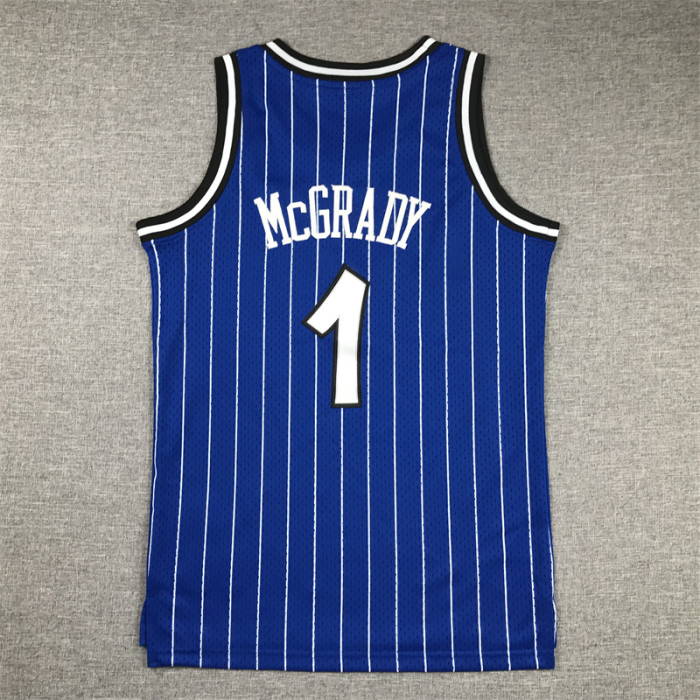 Orlando Magic Kids Jersey Blue Stripes Reprint Edition 03/04 NO.1 McGRADY