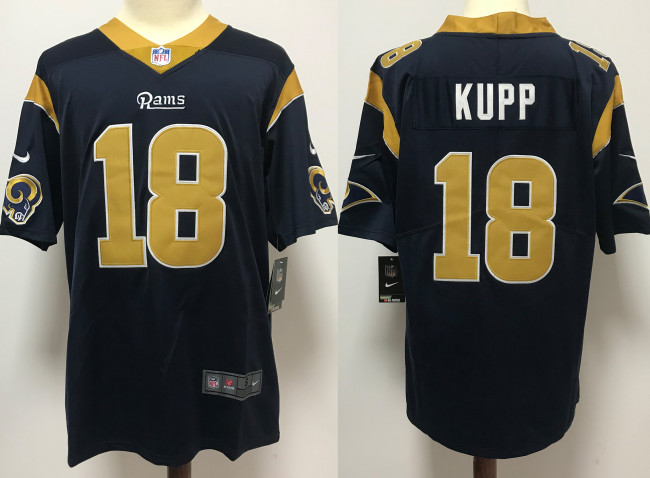 Los Angeles Rams Jerseys player version Blue NO.18 KUPP