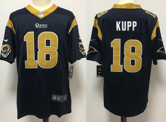 Los Angeles Rams Jerseys player version Blue NO.18 KUPP