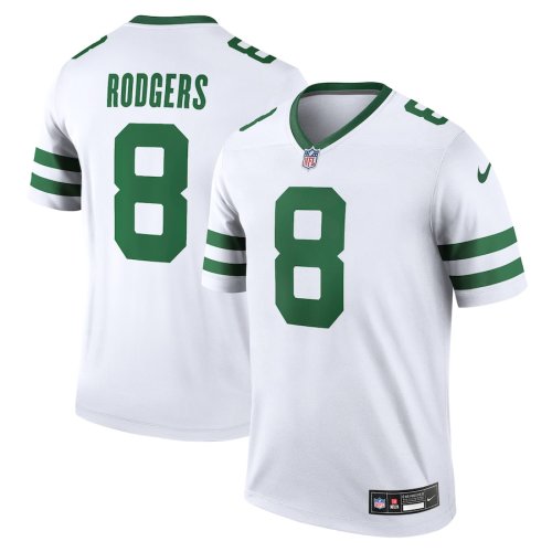 New York Jets Jersey White 2024 NO.8 RODGERS