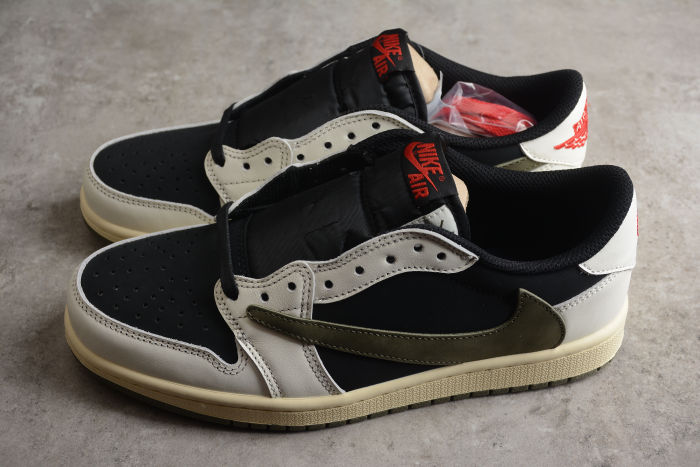 Air Jordan 1 Retro Low OG SP Travis Scott Olive DZ4137-106
