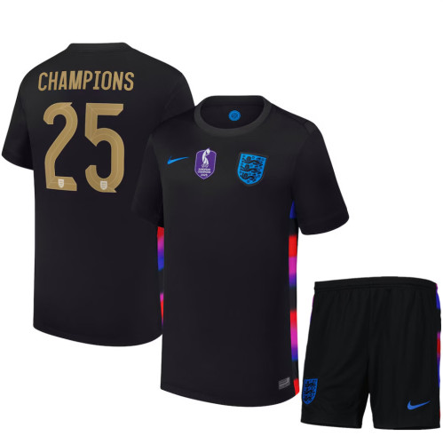 England Women's Team Euro 2025 Champions 25 Away Kids Suit