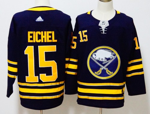 Buffalo Sabres Home Player Jersey Navy NO.15 EICHEL