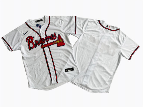 Atlanta Braves Jersey White Fan Version NO Number