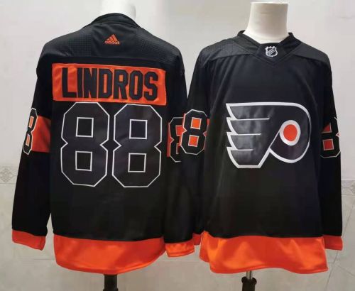Philadelphia Flyers Home Alternate Player Jersey Black NO.88 LINDROS