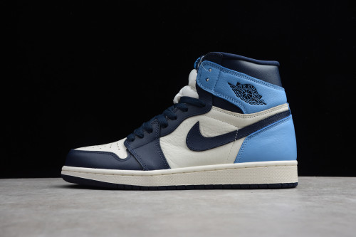 Air Jordan 1 Retro High OG Obsidian UNC 555088-140