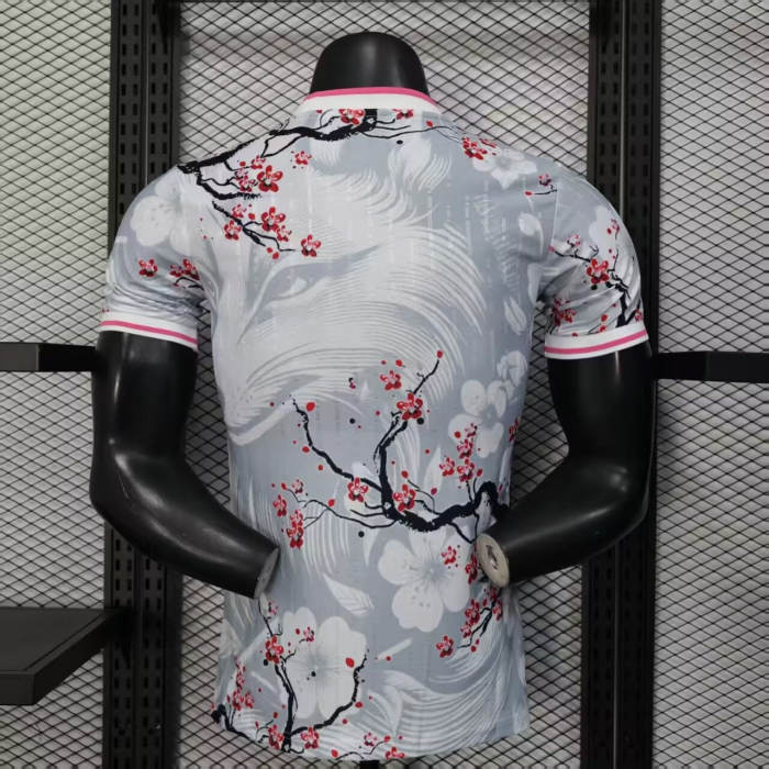 2025 Japan Plum Blossom and Snow Fox White Player Version Man Jersey