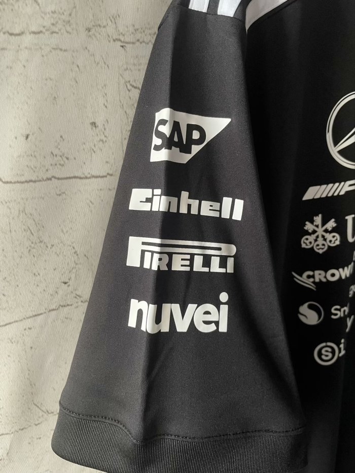 2025 Mercedes AMG Petronas T-Shirt Black NO Number