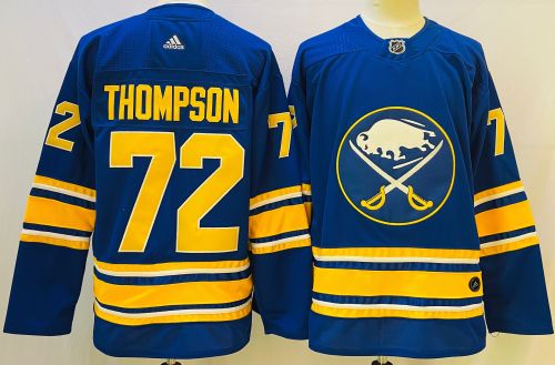 Buffalo Sabres Home Breakaway Player Jersey Throwback Blue NO.72 THOMPSON