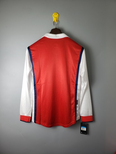 Arsenal Home Retro Long Sleeves Jersey 98/99