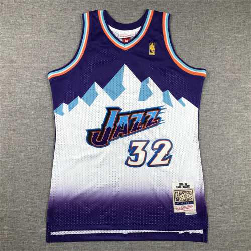 Utah Jazz KIds Jersey Purple Vintage Edition 96/97 NO.32 MALONE