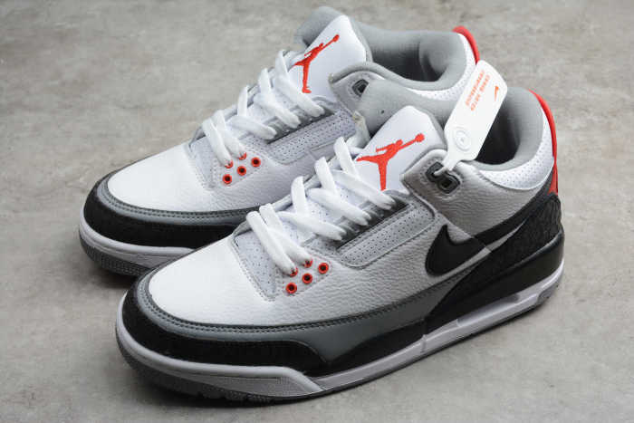 Air Jordan 3 White Gray AQ3835-160