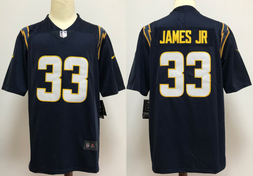 Los Angeles Chargers Alternate Jersey Black NO.33 JAMES JR