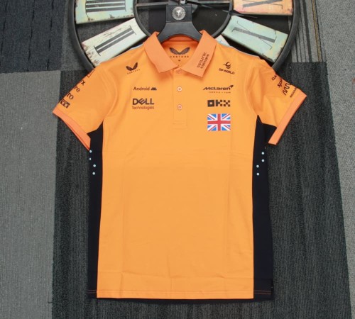 2025 McLaren T-Shirt Orange NO Number