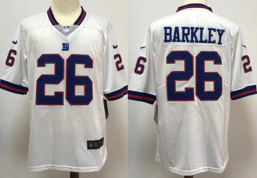 New York Giants Limited Jersey White NO.26 BARKLAY