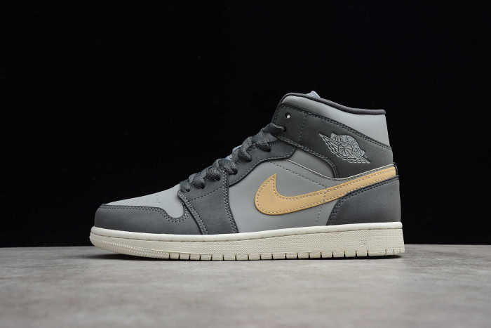 Air Jordan 1 Phat 'Yellow' Grey Onyx (W) BQ6472