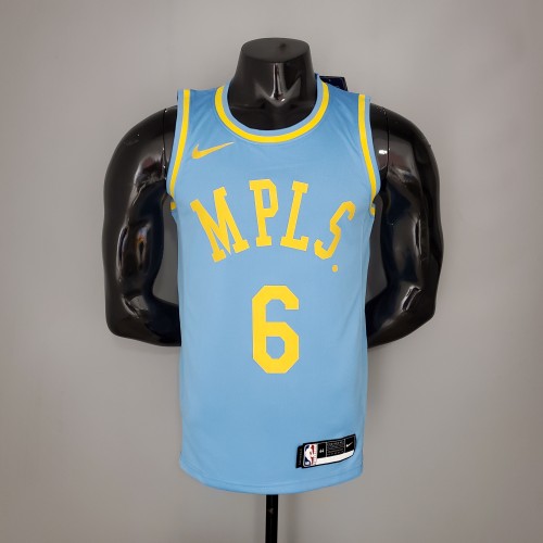 LeBron James Los Angeles Lakers Minneapolis Edition 2020/21 Swingman Jersey Blue