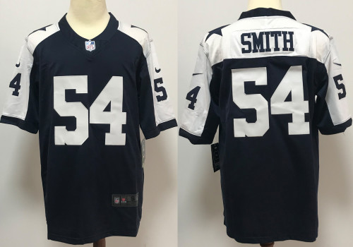 Dallas Cowboys Jersey Navy Throwback NO.54 SMITH
