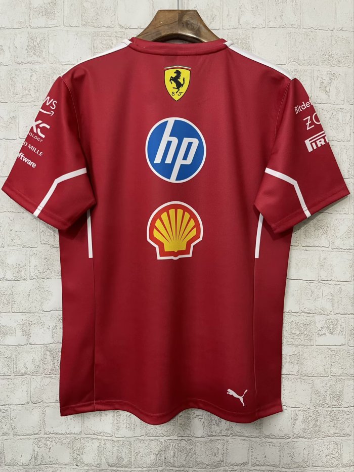 Scuderia Ferrari HP 2025 Team T-Shirt Red