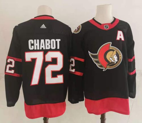 Ottawa Senators 20/21 Reverse Retro Jersey Black NO.72 CHABOT