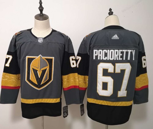 Vegas Golden Knights Home Jersey Grey NO.67 PACIORETTY