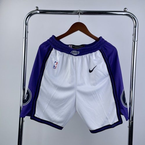 Los Angeles Lakers Team Basketball Shorts white City Edition 23/24