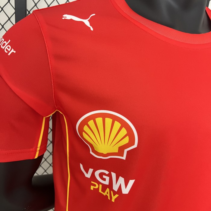 2024 Ferrari Racing T-Shirt Red NO.55