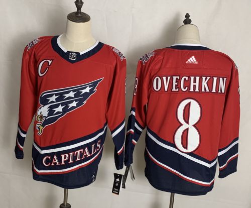 Washington Capitals 50th Anniversary Jersey Red NO.8 OVECHKIN