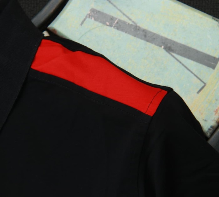 Ferrari Racing Polo Shirt Scuderia Ferrari Logo Black NO Number