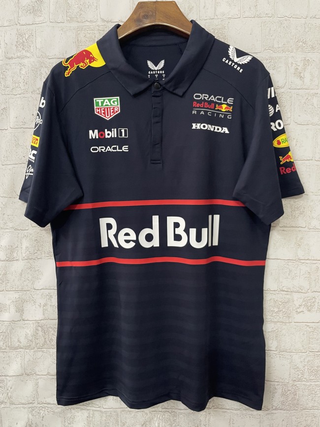 2025 Red Bull Racing Polo shirt Dark Blue NO Number