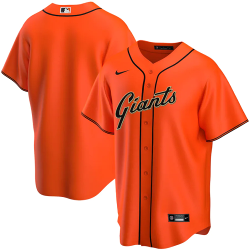San Francisco Giants Jersey Orange NO Number