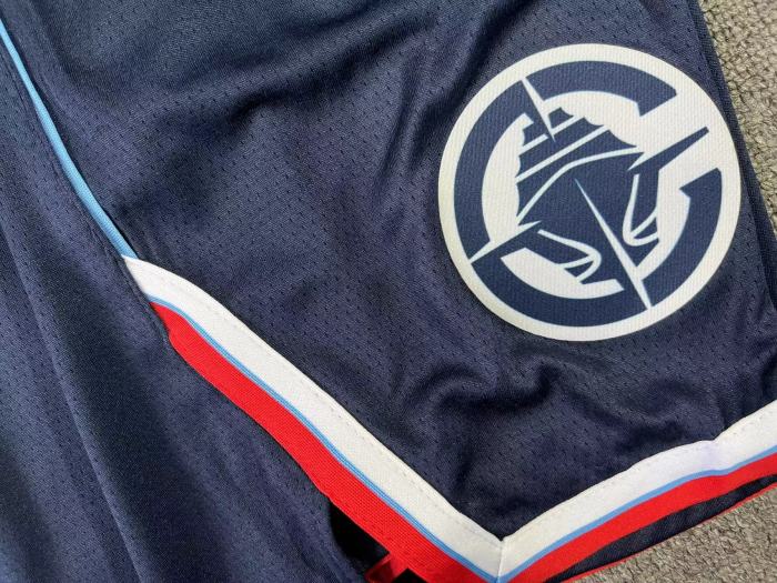 LA Clippers Shorts Statement Edition Blue 24/25