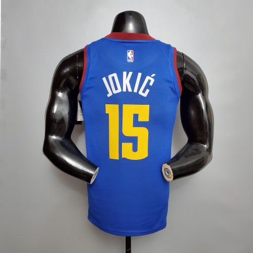 Nikola Jokic Denver Nuggets Theme Limited City Edition Blue Swingman Jersey