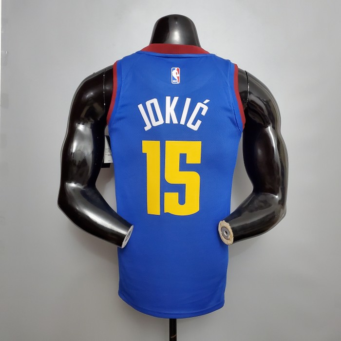 Nikola Jokic Denver Nuggets Theme Limited City Edition Blue Swingman Jersey