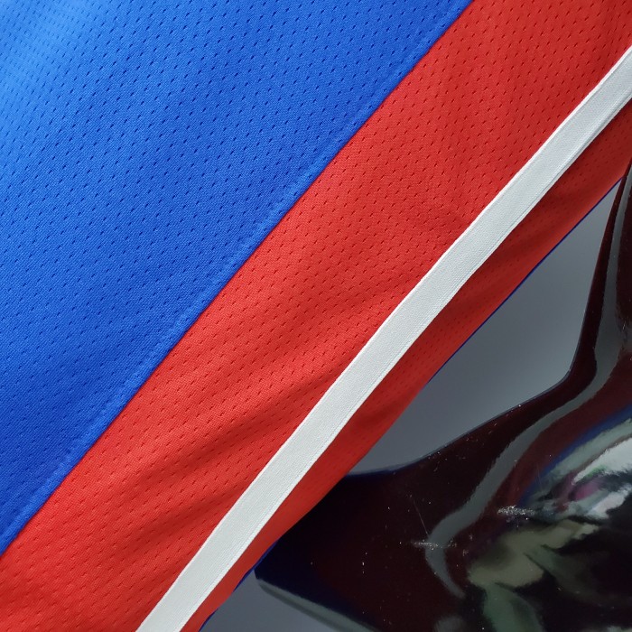 Allen Iverson Detroit Pistons 75th Anniversary Swingman Jersey Blue