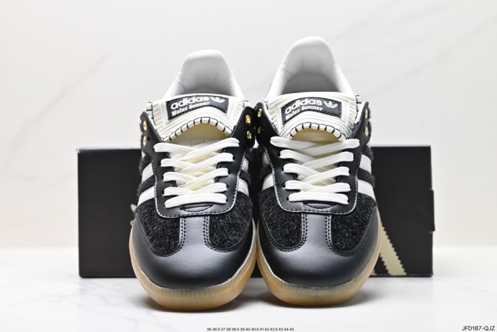 adidas x Wales Bonner Samba Pony Black Cream White Gum IE0580
