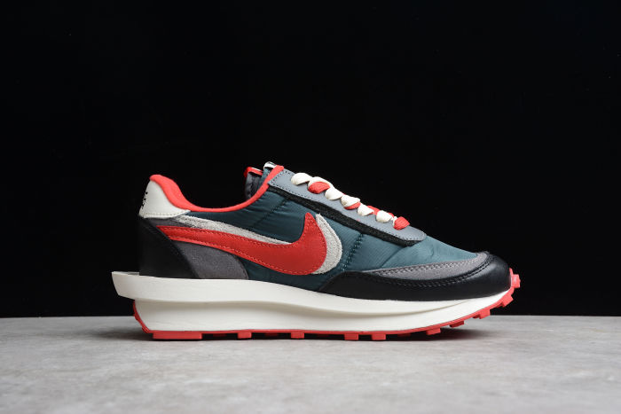 Nike LD Waffle sacai Undercover Midnight Spruce University Red DJ4877-300