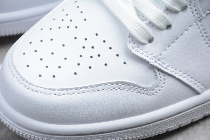 Air Jordan Wmns Air Jordan 1 Mid 'White Ivory' BQ6472-112