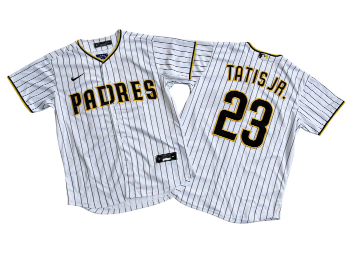 San Diego Padres Jersey Fan version White Stripes NO.23 TATIS JR.