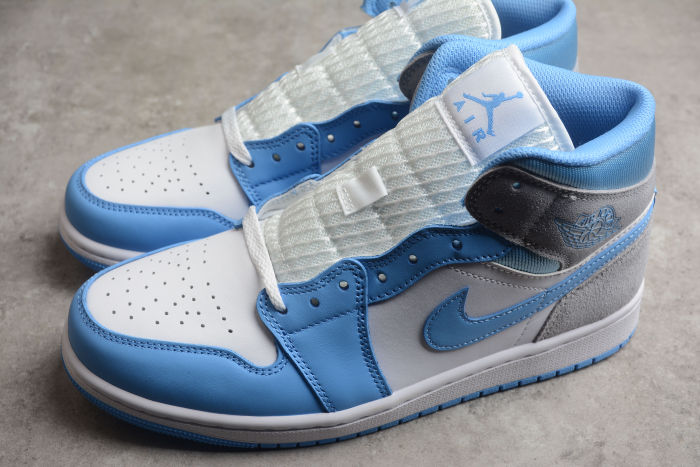 Air Jordan 1 Mid University Blue AJ1