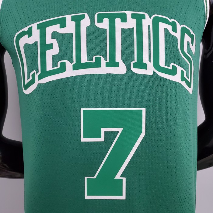 Jaylen Brown Boston Celtics Teltes City Edition Swingman Jersey Green