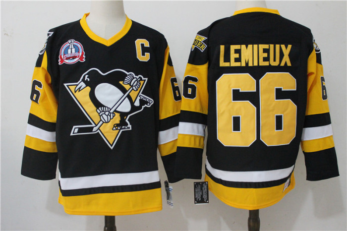 Pittsburgh Penguins Home Jersey Black NO.66 LEMIEUX
