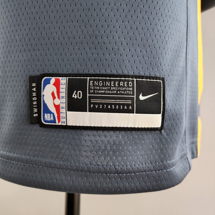Stephen Curry Golden State Warriors Grey Swingman Jersey 2018