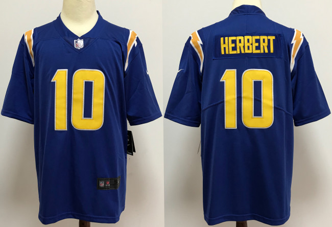 Los Angeles Chargers Alternate Jersey Blue NO.10 HERBERT